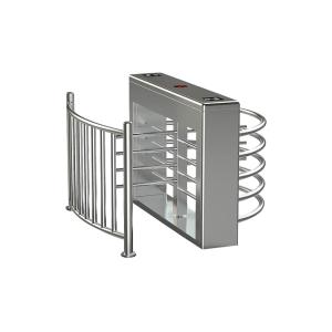 SS304 RFID Waist Height Turnstile with 30W Power and 0.2S Response Time for Secure Access Control