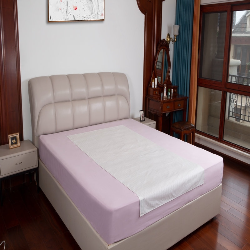 Gray Color Earthing Grounding Bedding Sheet Factory Price Queen Size Cotton Fabric Silver Fiber Fitted Bed Sheet