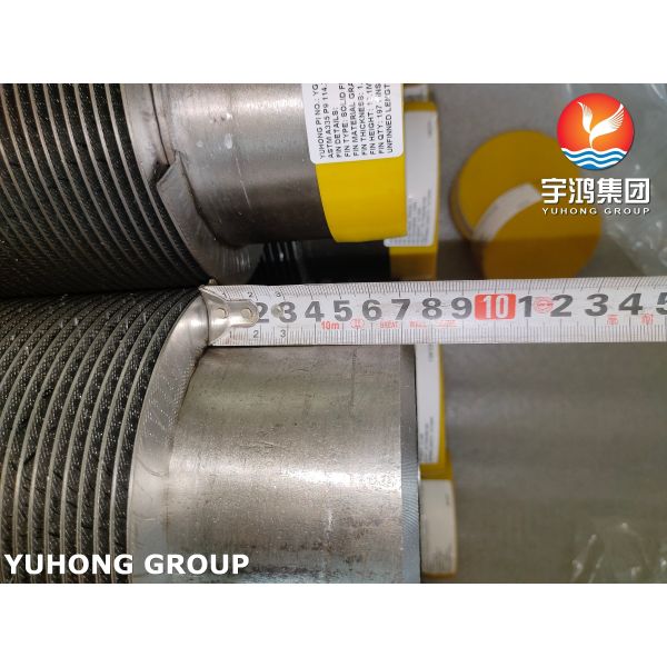 High Frequency Welded Finned Tubes TP347H Base Tube & CS Fins for Boilers & Heaters 