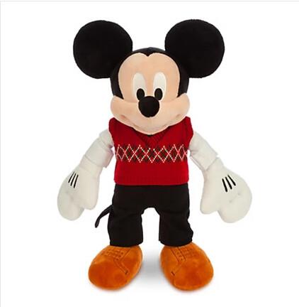 Christmas Minnie Mouse and Mickey Mouse Disney Plush Toys 40cm