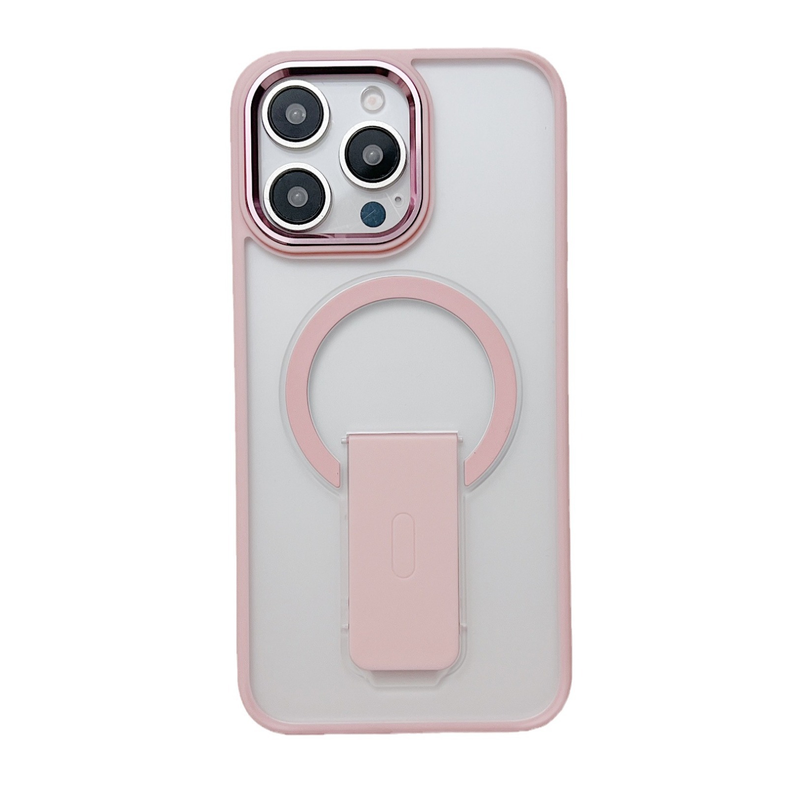 OEM Luxury Matte Mobile Phone Case with Holder Skin Feel Cell Phone Cover for IPhone11 12 13 14 15 Pro Max Plus