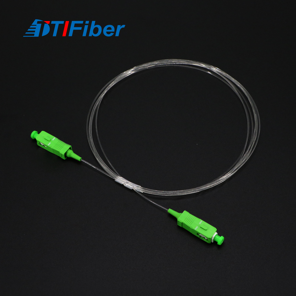 SC/APC гибкого провода FTTH крытый невидимый прозрачный