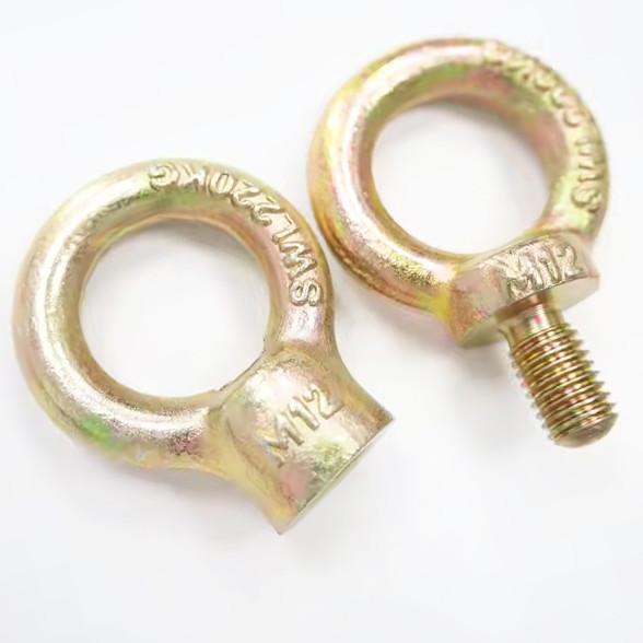 ZINC Finish Drop Forged Carbon Steel Lifting Eye Bolt JIS1168 for Lifting Equipment