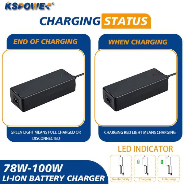 240V AC 60Hz Smart Battery Charger Hoverboard 7a 84w 12v E Bike Battery Charger