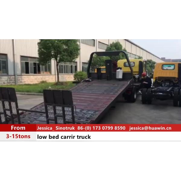 Manufacturer direct sale HOWO emergency car carrier slide bed tow truck flatbed recovery road rescue truck for sale