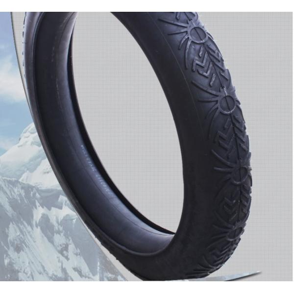 20x4.0 Snow Bike Black Fat Tire Beach Bike Rubber Outer Tires for 12-20inches and 2 kg