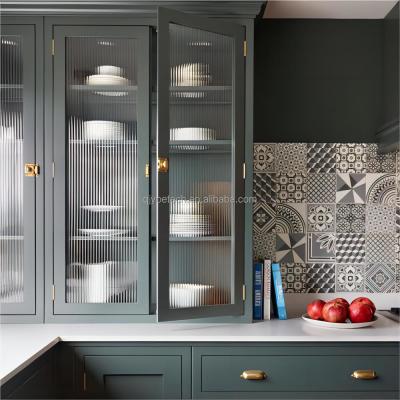 Upgrade Your Furniture with Flat Frosted Glass Reeded Fluted Moru Tempered Glass Panel