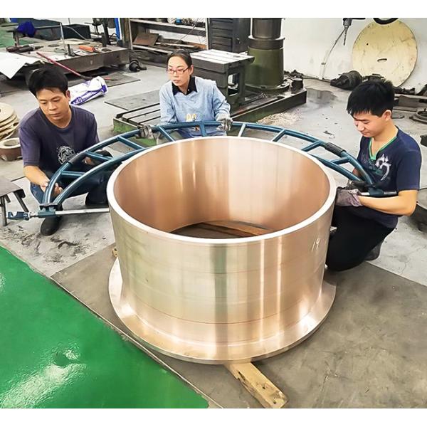 Customsized Flanged Bronze Bushings Tin Bronze Thin Wall Bearing