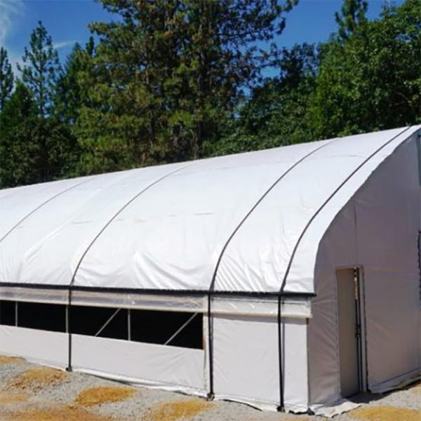 0.13mm Black White Film Light Deprivation Greenhouse With Blackout System