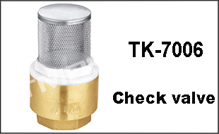 TMOK Factory Direct 1 2 3 Inch Brass Water Pump Foot Valve With Strainer
