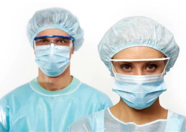 High Breathability Disposable 3 Ply Face Mask With Splash Repellent Barrier
