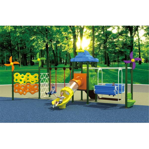 small size kids fitness equipment outdoor swing sets with slide