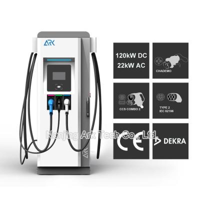 Estação de carregamento rápida à terra da ARCA 60KW IP54 da montagem para EV