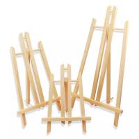 9''X16'' Adjustable Wood Tabletop Easel For Painting , Wooden Easel Stand Foldable