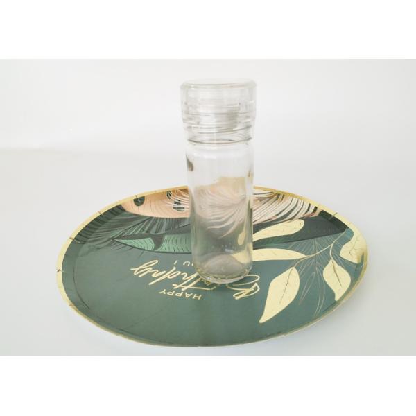 Grinder de sal y pimienta de plástico manual Grinders ajustables Etiqueta personalizada