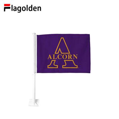 ALCORN drapeaux de voiture dorés imprimés en sérigraphie de haute qualité