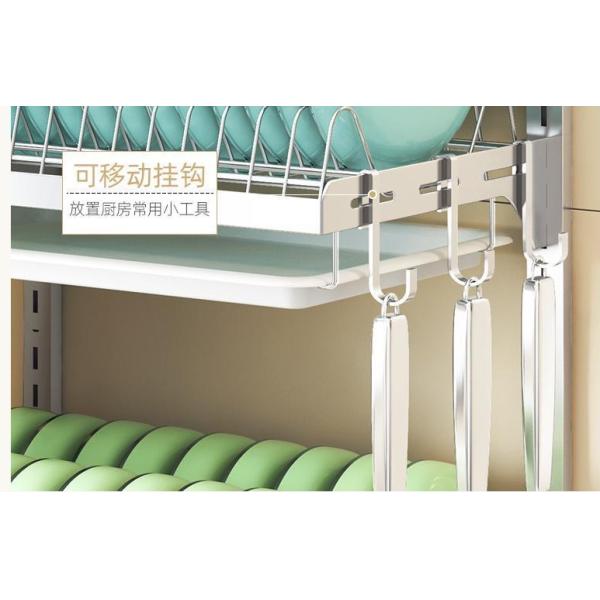60KG Bearing 304SS Kitchen Dish Rack Wall Mounted