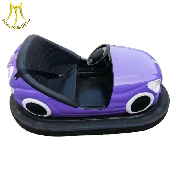 Hansel   outdoor park children fairground fiberglass bumper car with battery  for sale