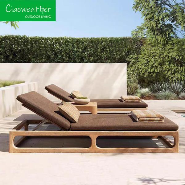 Customized Color Outdoor Pool Sun Lounge Chairs for Hotel Patio Resort Garden