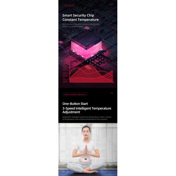 Soulagement du chauffage menstruel, douleur pendant la menstruation, appareil de chauffage pour femmes