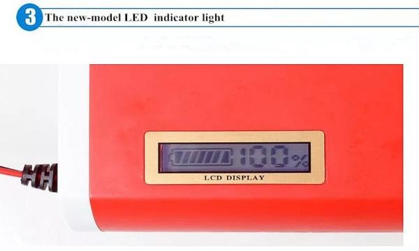 Motorcycle Car 12V Lead Acid Battery Chargers ABS PC Fireproof