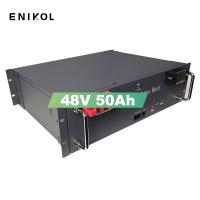 Batterie solaire rechargeable de 48V 50ah Intégrée dans Smart BMS Batterie au lithium Lifepo4