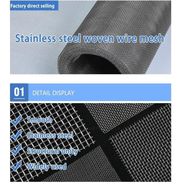 302 Stainless Steel Mosquito Screen Heat Resistant For Windows