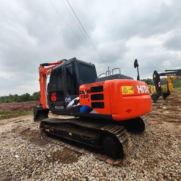 Старый мини Hitachi вторая рука ZX120-6 копальщик