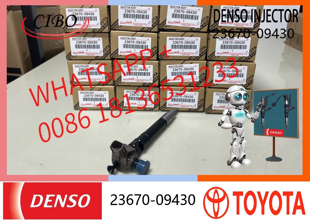 High-quality Best-selling Common Rail diesel Fuel Injectors 23670-0E020 23670-09430 23670-11020 Suitable for Toyota 2GD Engines