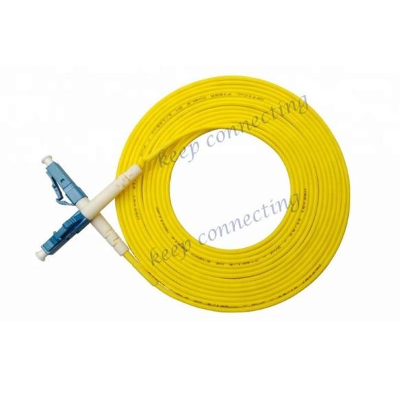 SC APC para SC APC Indoor FTTH G657A2 Simplex Fiber Optical Patch Cord com 1 condutor