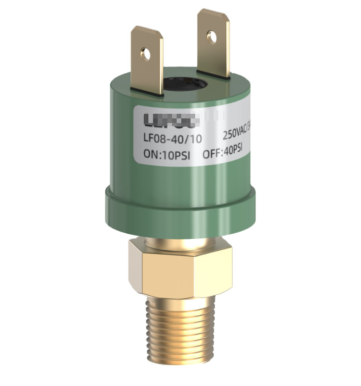 LF08 HVAC IP67 SPDT Smart Pressure Switch 0.2~45bar Range Water Fan Compressor Protection Air Conditioning 250V
