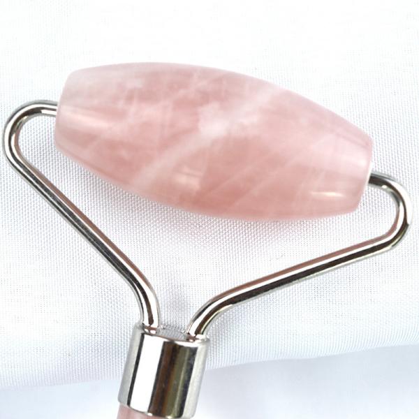 Face Massage Equipment Pink Rose Quartz Gua Sha Massage Natural Jade Ice Roller for Anti Aging Therapy Nephrite Stone