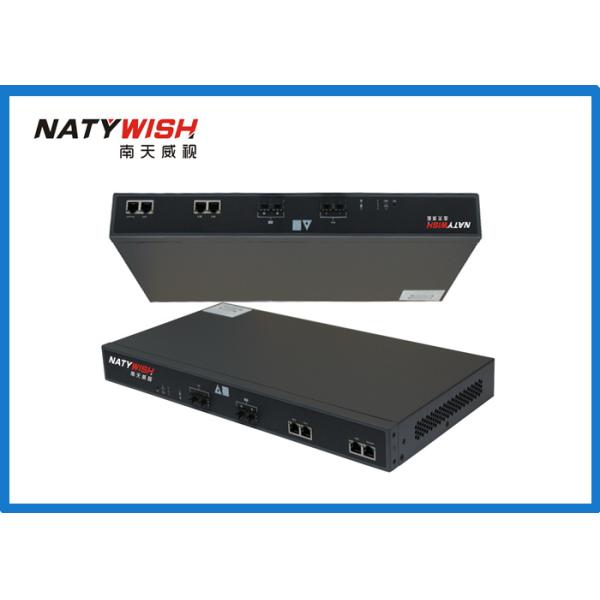 Mini Cortina Chipset 2 Pon Ports EPON OLT With 4 * 10 / 100 / 1000 Unlink Ports
