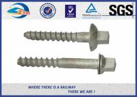 Tornillos ferroviarios del durmiente del acero de carbono Q235, grado del tornillo 5,6 del ferrocarril