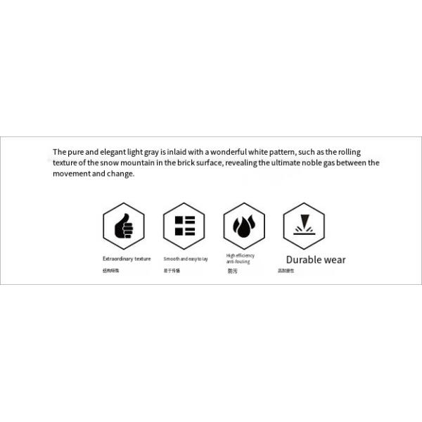 Living Room Polished Porcelain Floor Tiles Double Vitrified Tiles