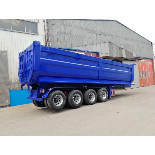 100 тонн двойных осей U-образный задний конец наклонитель нагрузчиков