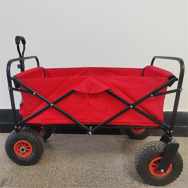 Heavy Duty Collapsible Folding Wagon Utility Outdoor Camping Garden Tools Cart