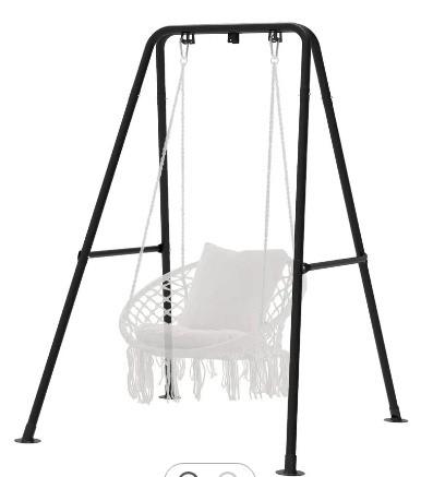 Customized Color A Shape Hanging Chair Hammock Stand for Versatile Outdoor and Indoor