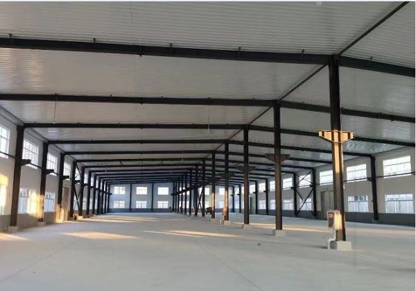 Q355 Welded H Section Steel Workshop Construction with C/Z Section Purlin