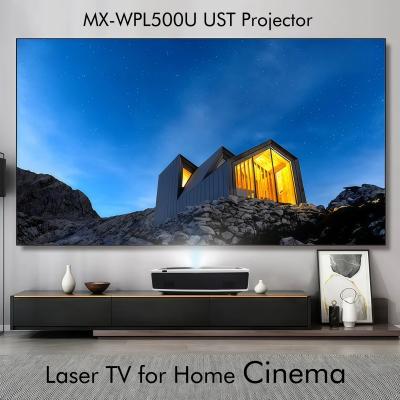 Proyector láser ultracorto de 5000 lúmenes con resolución WUXGA para una experiencia de cine en casa