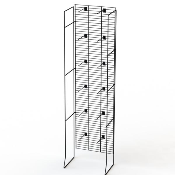 Metal Wire Flooring Display Racks For Customer' Bags 7x9 Inch