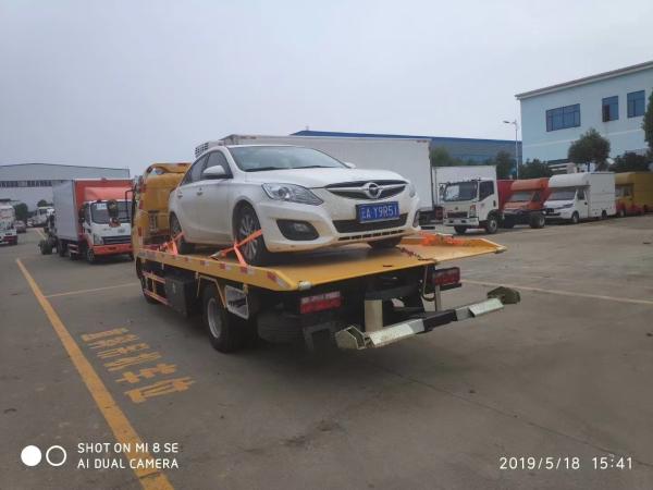 Chariot élévateur tracteur à plateau de 5 tonnes
