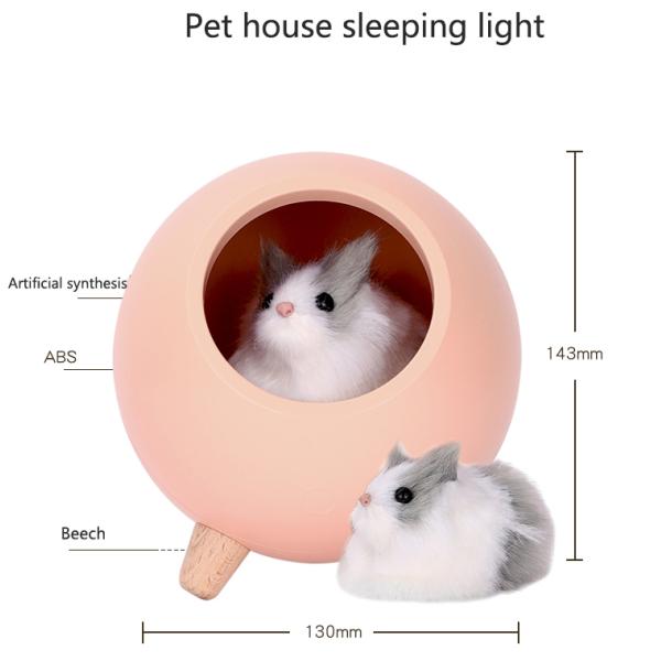Свет ночи СИД спальни хомяка ROHS 1.2W 3 часа поручая для детей