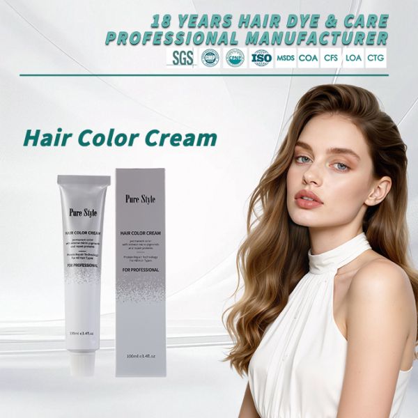 Hair Color Manufacturer OEM Hair Color Cream Hair Color Gentle Formula Wholesale Long Lasting Vibrant Colors