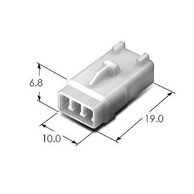 Fil des véhicules à moteur de logement des connecteurs MG610088 de KET Korea Electric Terminal pour câbler le connecteur