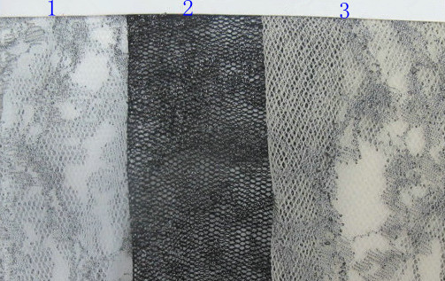 Yarn Nylon Silver Metallic Lace Fabric For Nightwear Anti-Static CY-LW0632