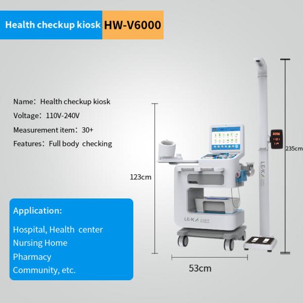 LCD Display Hospital Full Body Health Physical Examination Equipment for Health Check