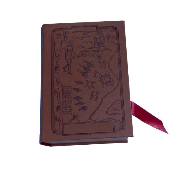 Wholesale Customized Luxury High Quality Book-Shaped Hardcover Gift Packaging Box Book Packaging Box with Ribbon