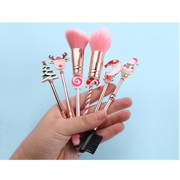Забота красоты щетки макияжа рождества лося Beginner 8PCS косметическая личная