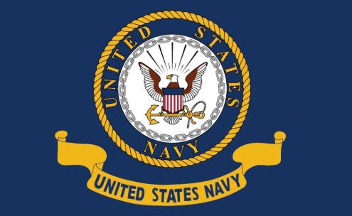 US Navy Flag Outdoor Indoor Use Dupont Nylon 66 Brass Grommets